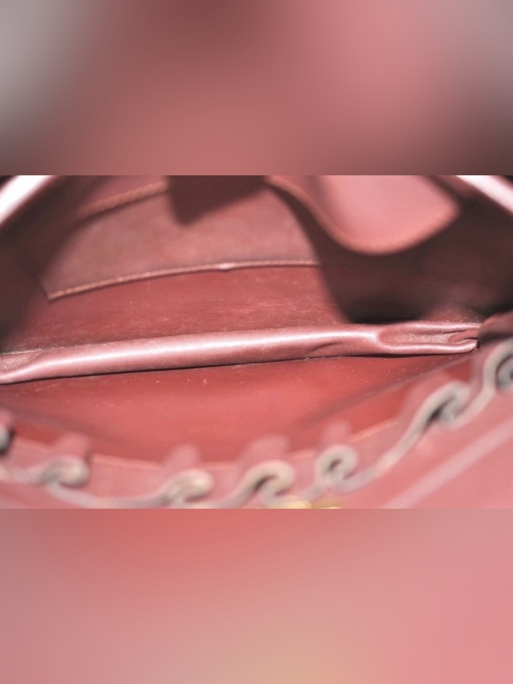 Vintage 1980s Must de Cartier Bordeaux Leather Shoulder Bag | Repair - Picture 13 of 13